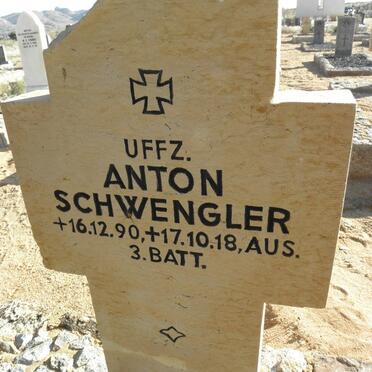 SCHWENGLER Anton 1890-1918
