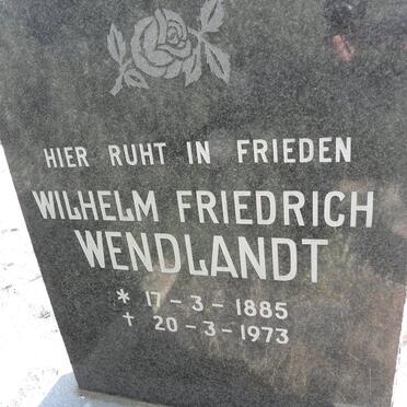 WENDLANDT Wilhelm Friedrich 1885-1973