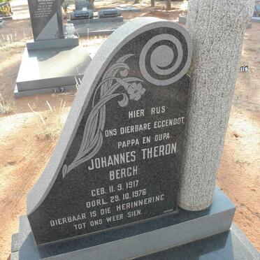 BERGH Johannes Theron 1917-1976