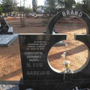 BRAND Christoffel Johannes Daniel 1929-1999