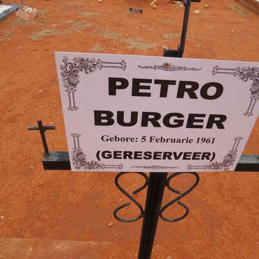 BURGER Petro 1961-
