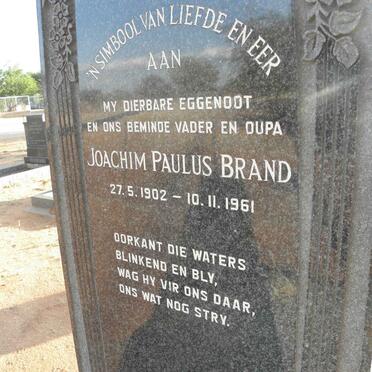 BRAND Joachim Paulus 1902-1961