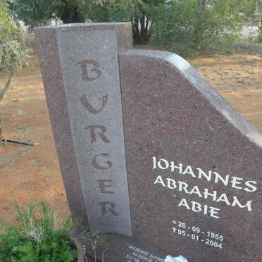BURGER Johannes Abraham 1955-2004