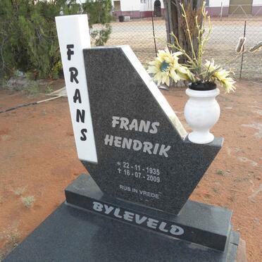 BYLEVELD Frans Hendrik 1935-2009