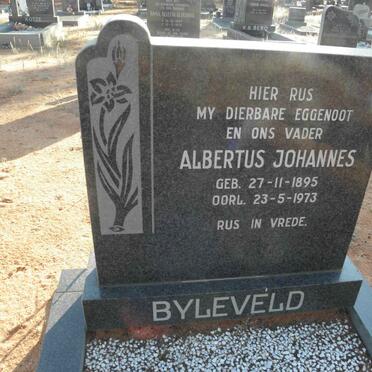 BYLEVELD Albertus Johannes 1895-1973