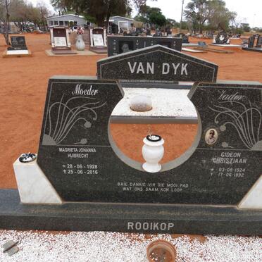 DYK Gideon Christiaan, van 1924-1992 & Magrieta Johanna Huibrecht 1928-2016