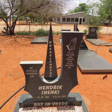 KOEGELENBERG Hendrik 1964-2015