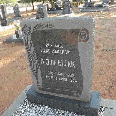 KLERK A.J., de 1932-1974