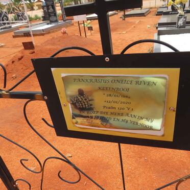 KLEINBOOI Pankrasius Oneile Riven 1982-2020