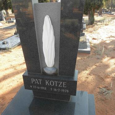 KOTZE Pat 1912-1975