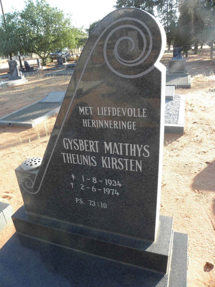 KIRSTEN Gysbert Matthys Theunis 1934-1974_1