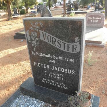 VORSTER Pieter Jacobus 1937-1993