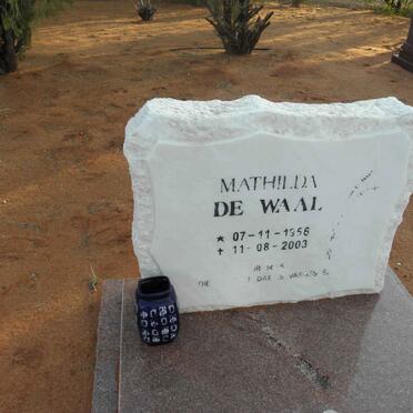 WAAL Mathilda, de 1956-2003