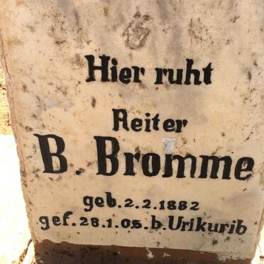 BROMME B. 1882-1905