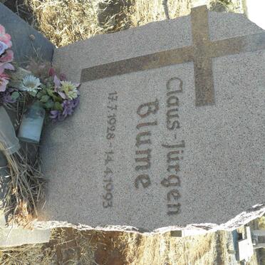 BLUME Claus-Jurgen 1928-1993