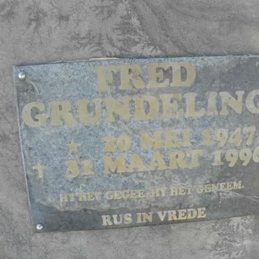 GRUNDELING Fred 1947-1996