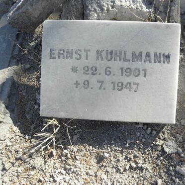 KUHLMANN Ernst 1901-1947