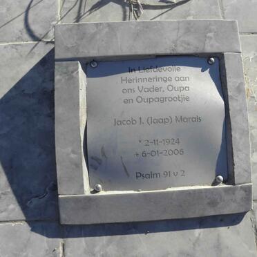 MARAIS Jacob J. 1924-2006