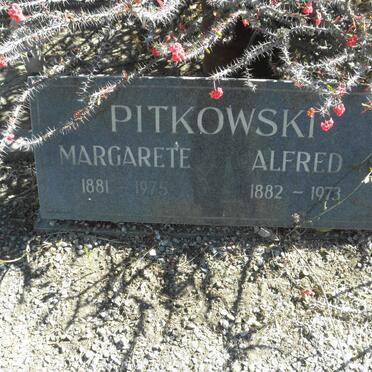 PITKOWSKI Alfred 1882-1973 &amp; Margarete 1881-1975