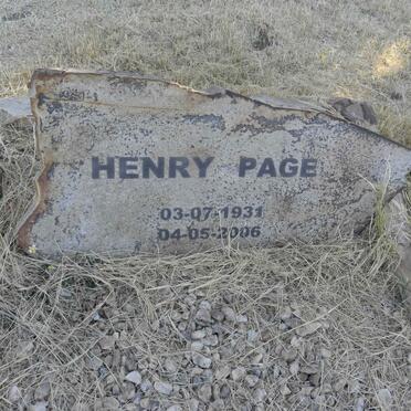 PAGE Henry 1931-2006