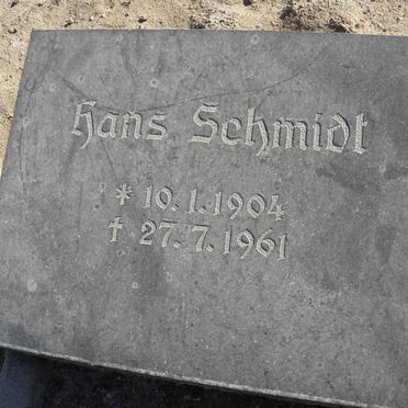 SCHMIDT Hans 1904-1961