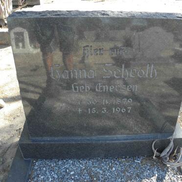 SCHROTH Hanna nee ENERSEN 1879-1967