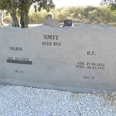 SMIT H.P. 1914-1991 &amp; Marie 1916-