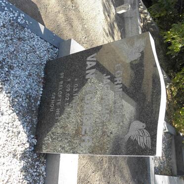 TONDER Cornelius Jacobus, van 1927-1994