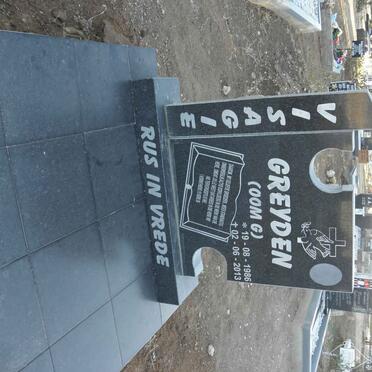 VISAGIE Greyden 1986-2013