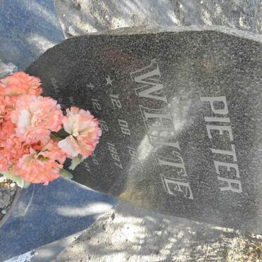 WHITE Pieter 1966-1987