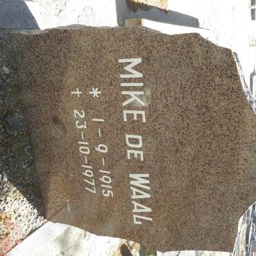 WAAL Mike, de 1915-1977
