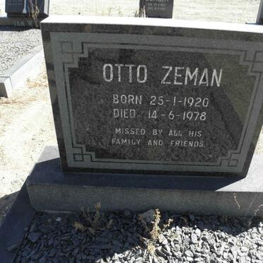 ZEMAN Otto 1920-1978