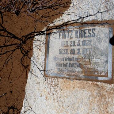 KRIESS Fritz 1872-1944