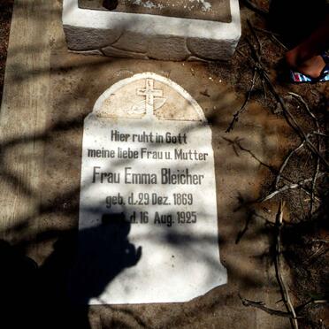 BLEICHER Emma 1869-1925