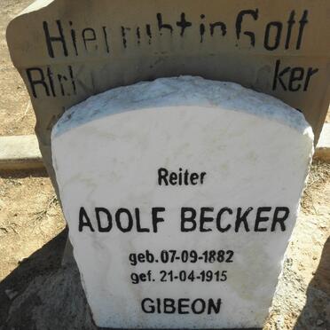 BECKER Adolf 1882-1905