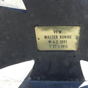 KUNAU Walter 1891-1915