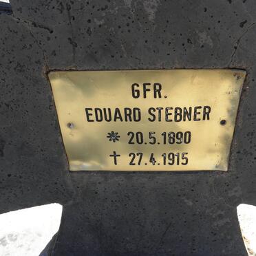 STEBNER Eduard 1890-1915