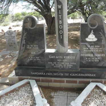 WITBOOI Hendrik Samuel 1906-1978 &amp; Ida 1913-1982
