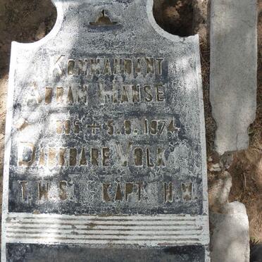 HANSE Abram 1895-1974