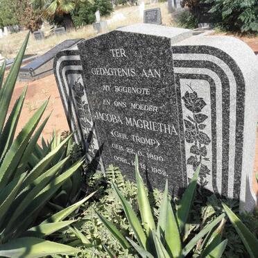 ? Jacoba Magrietha nee TROMP 1899-1952