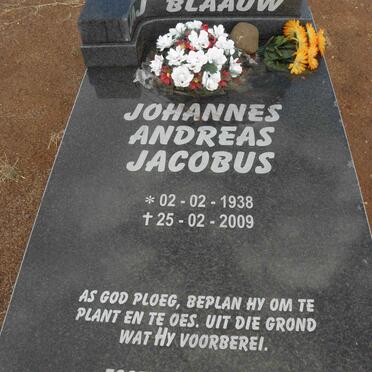 BLAAUW Johannes Andreas Jacobus 1938-2009