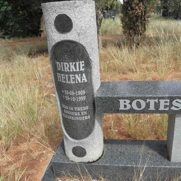 BOTES Dirkie Helena 1909-1999