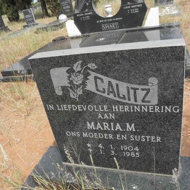 CALITZ Maria M. 1904-1985