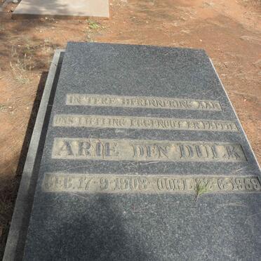 DULK Arie, den 1908-1959