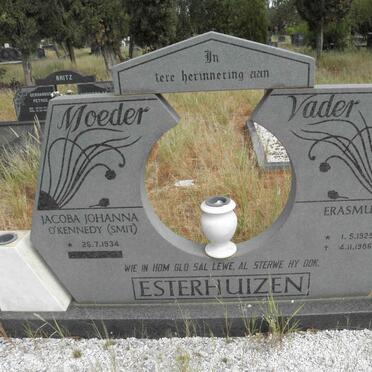 ESTERHUIZEN Erasmus 1925-1986 &amp; Jacoba Johanna O'Kennedy SMIT 1934-