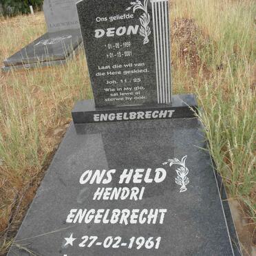 ENGELBRECHT Deon 1959-2001 :: ENGELBRECHT Hendri 1961-2010