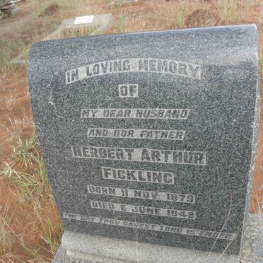 FICKLING Herbert Arthur 1879-1948