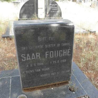 FOUCHE Saar 1906-1969