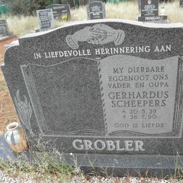 GROBLER Gerhardus Scheepers 1929-1990