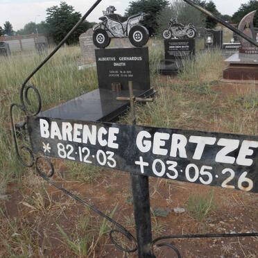 GERTZE Barence 1982-2003